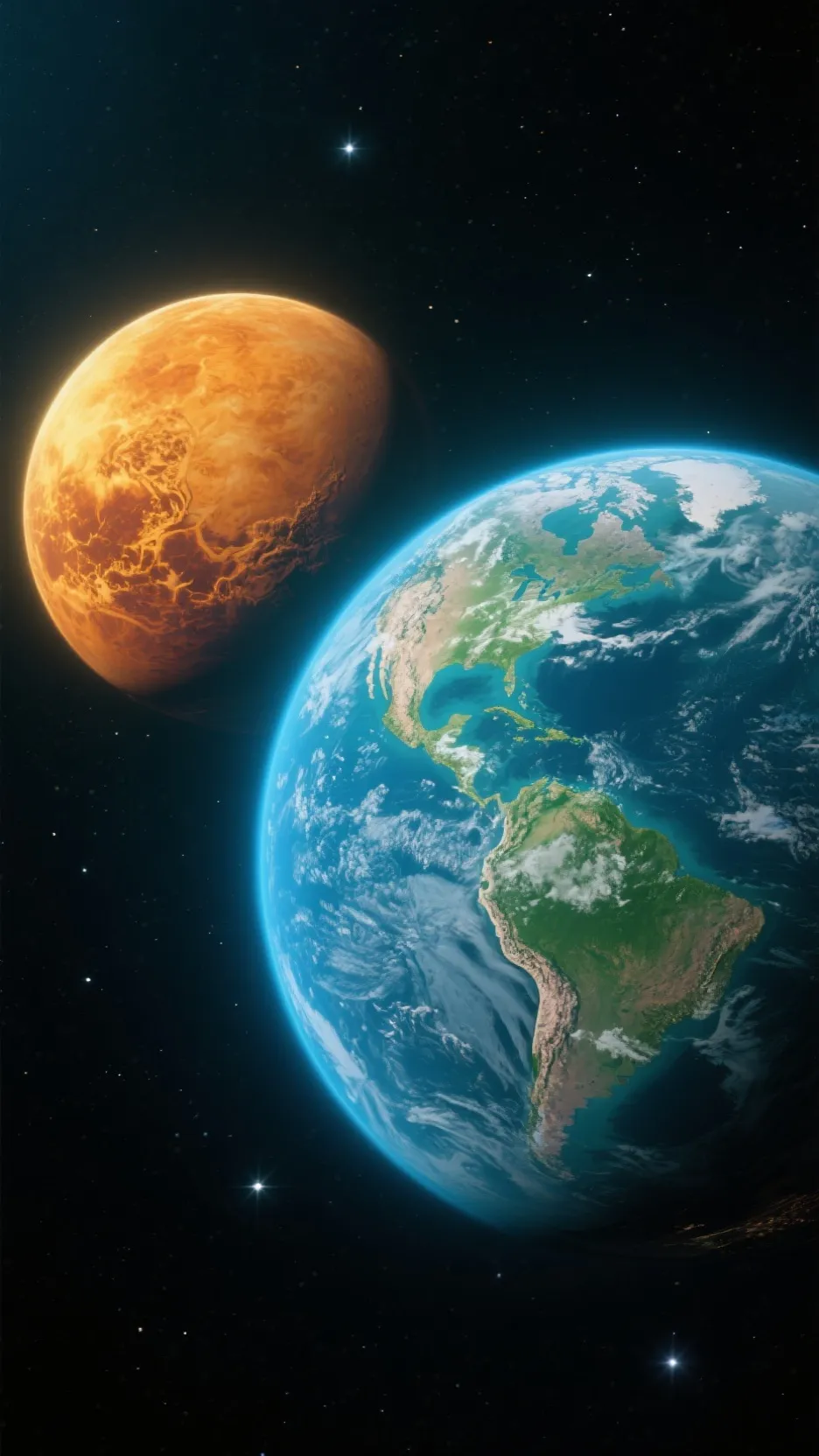 ai character: venus  background