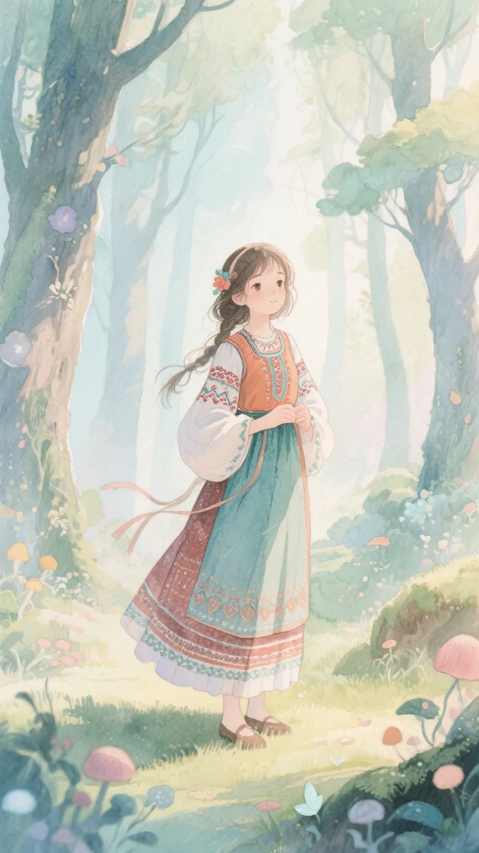 ai character: Girlfriend  background