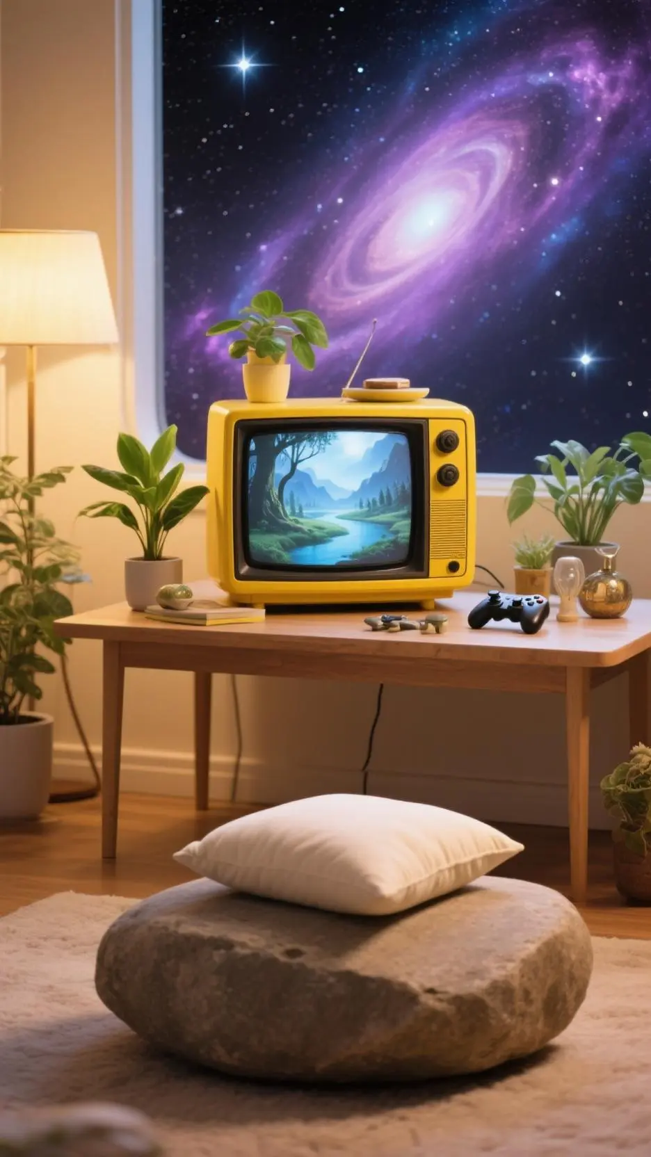 ai character: STARTIME PEBBLE DW background