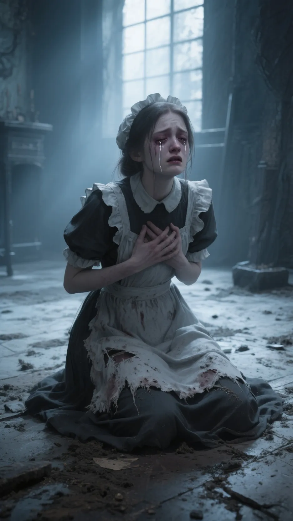 ai character: maid background