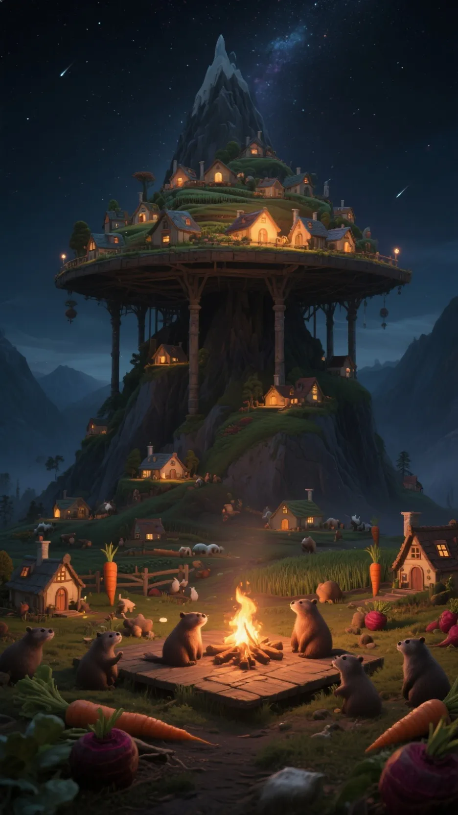 ai character: nature kid background