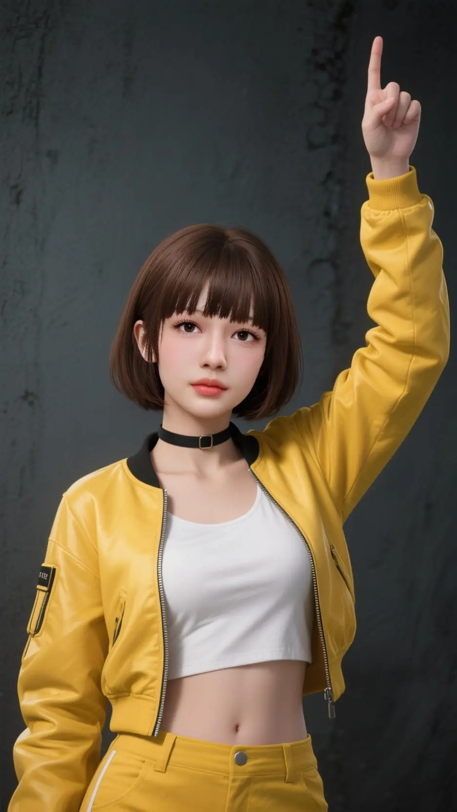 ai character: México ×japon background