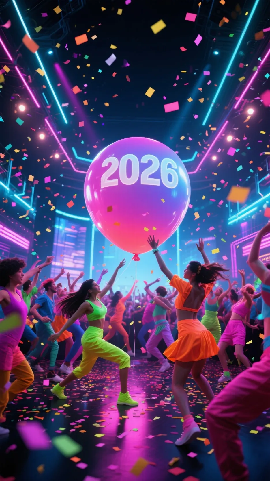 ai character: Party of 2026 background