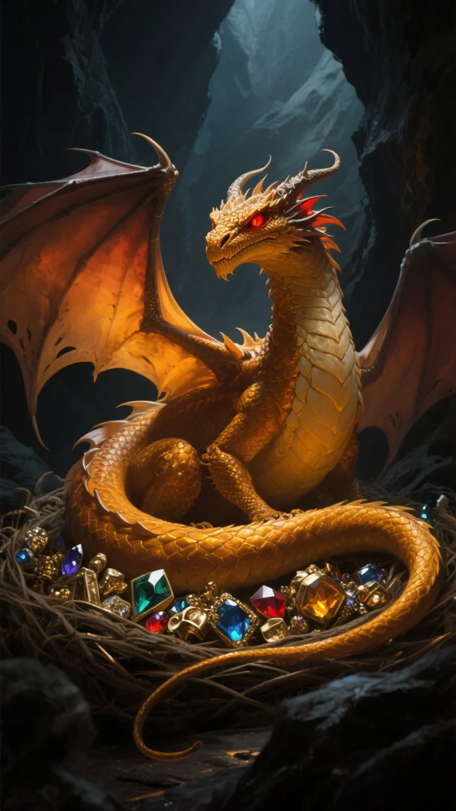 ai character: the dragon. background