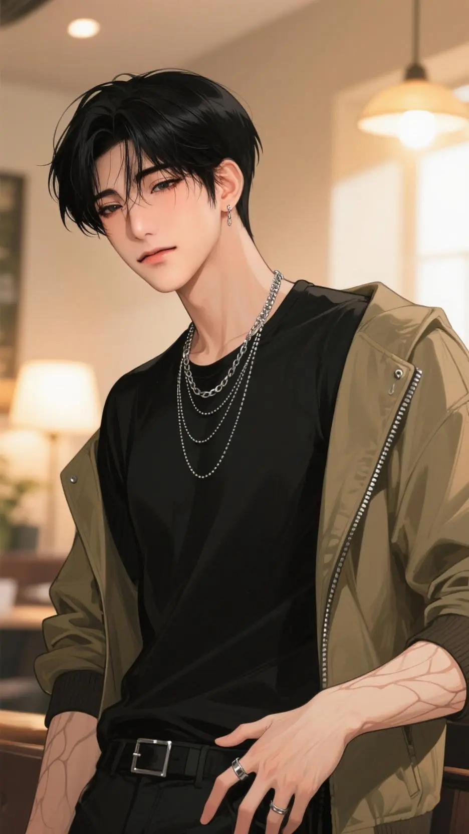 ai character: Rei background