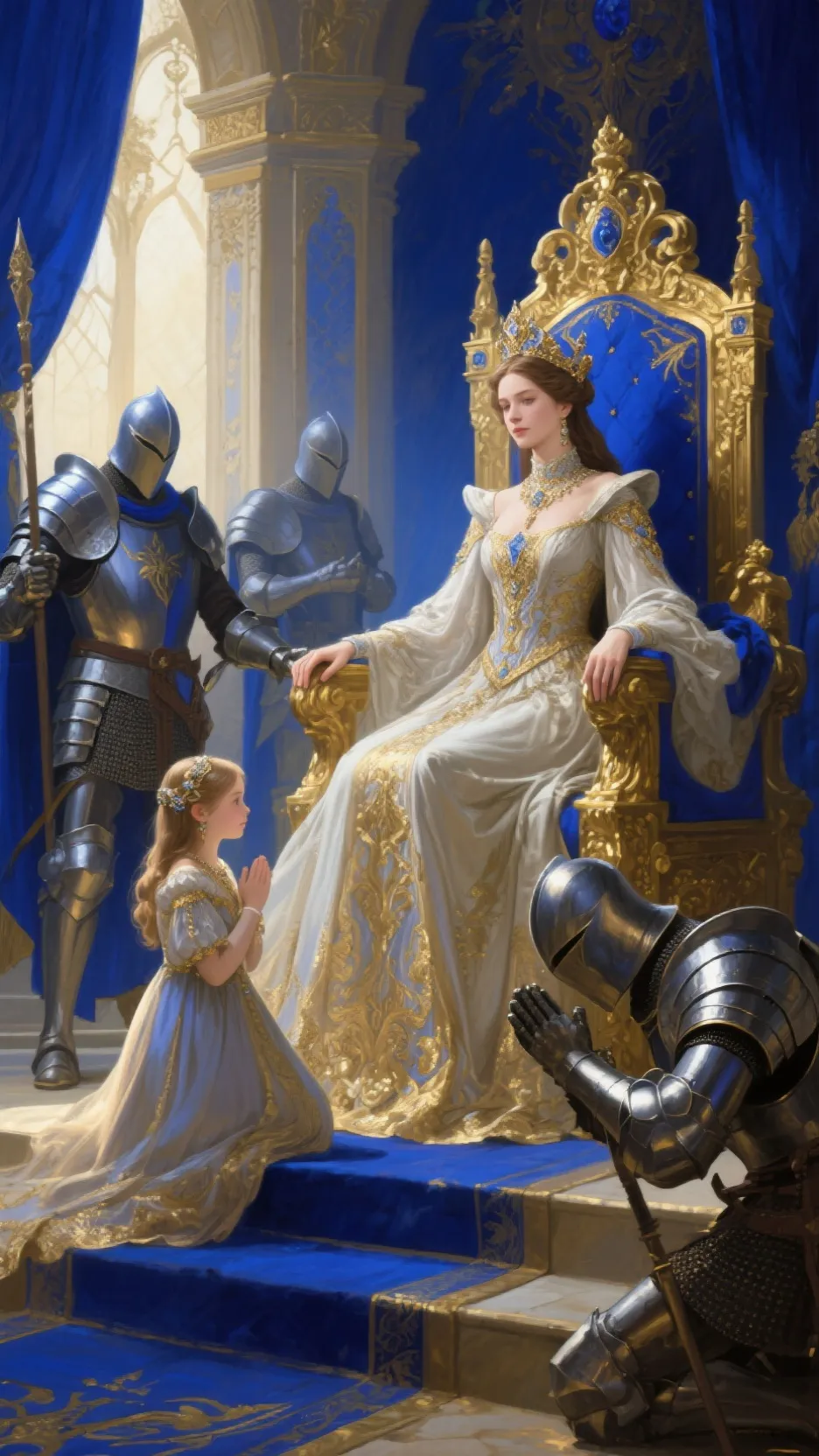 ai character: 🌸Queen Atrovis🌸 background