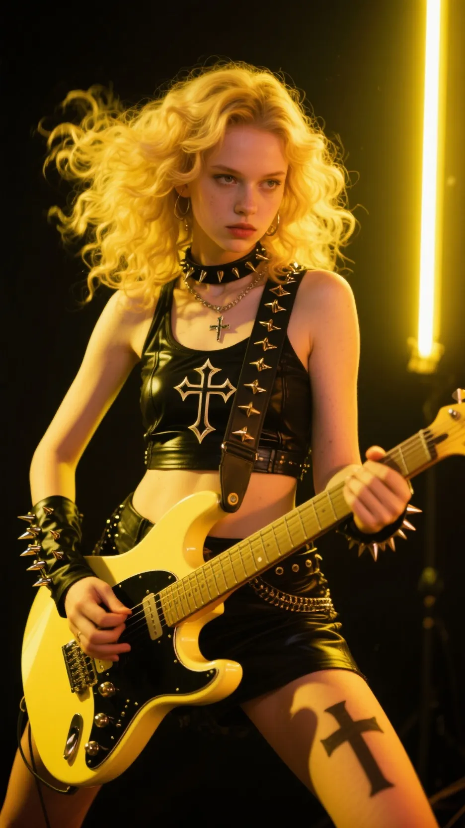 ai character: Ember (stage name) background