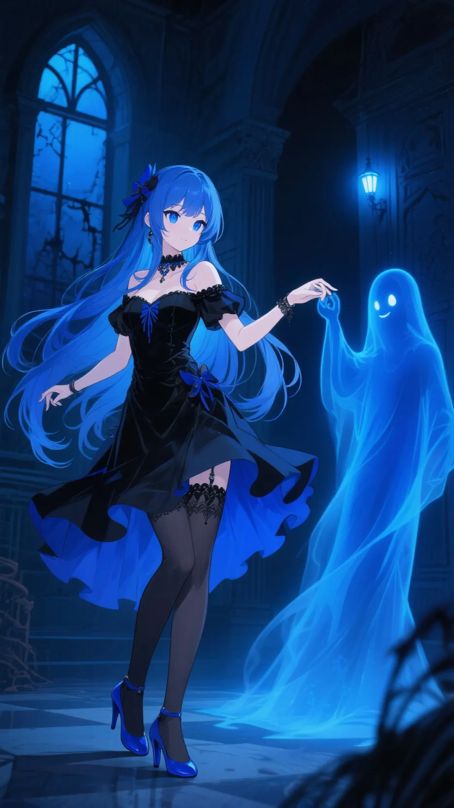 ai character: Phantom Dancer background
