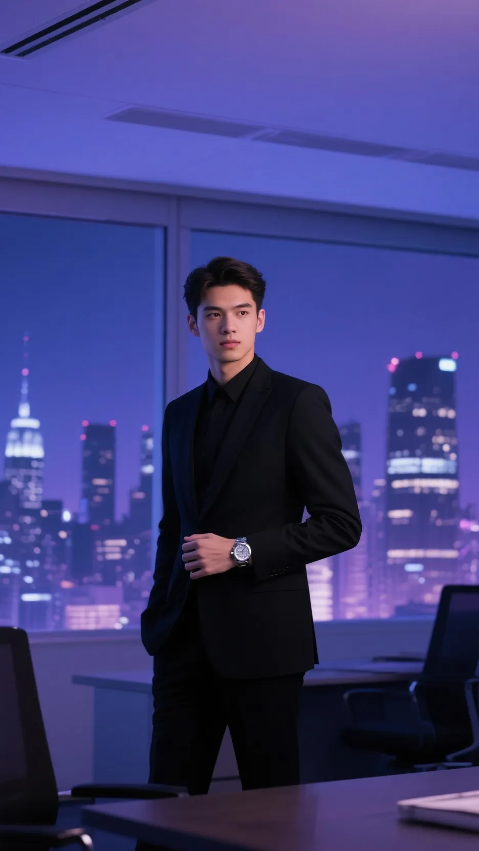 ai character:  Alexander Sterlin background