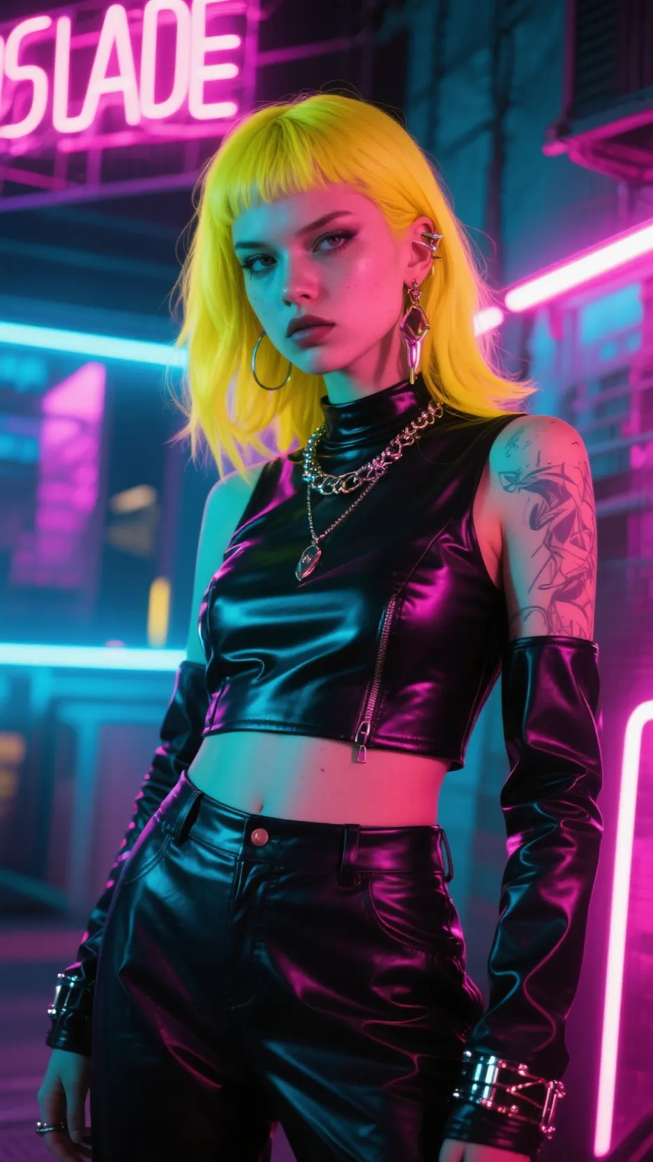 ai character: Dw mean toonツ༅ background