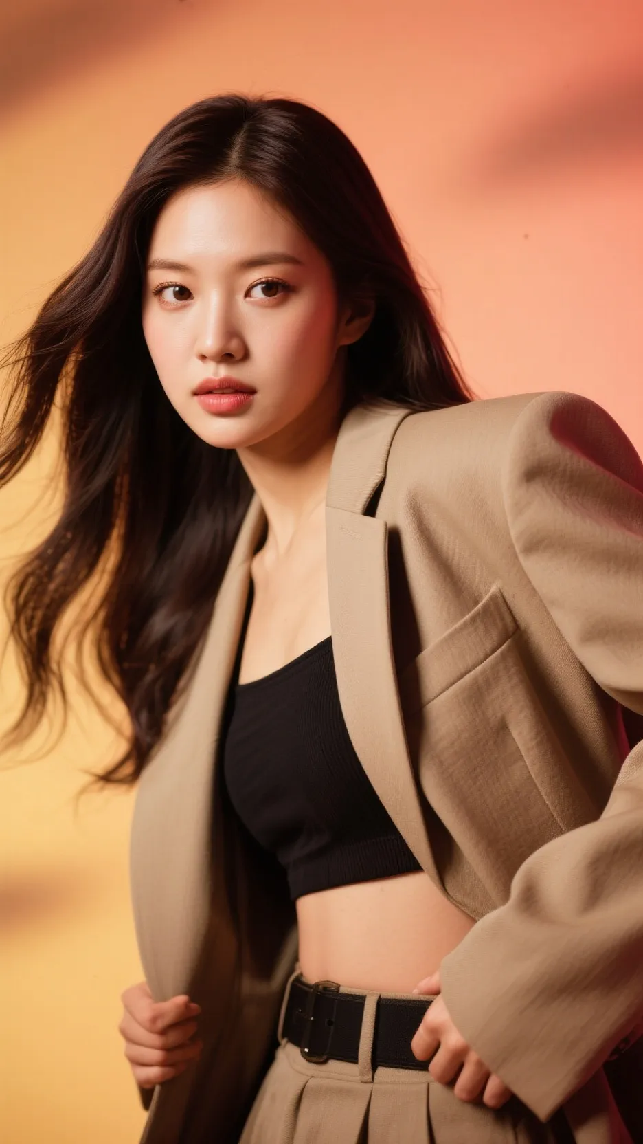 ai character: yoonchae  background