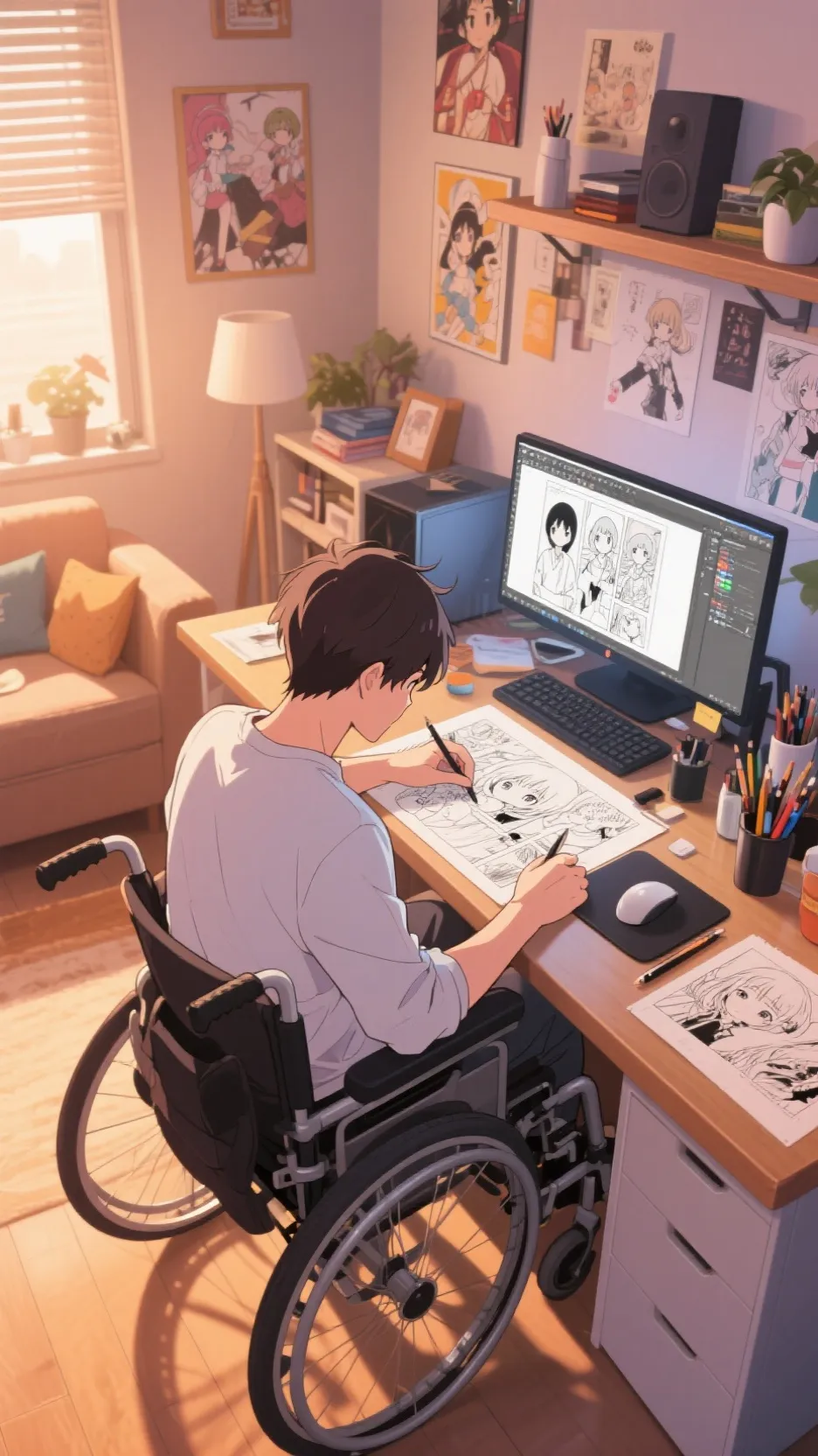 ai character: moon hiá law background