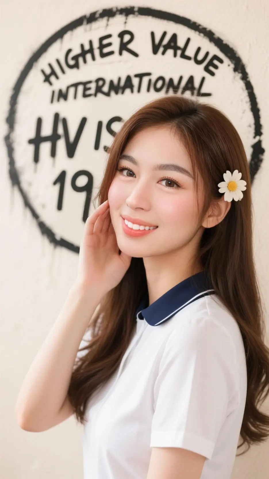 ai character: Ella Dianne Hyun  background