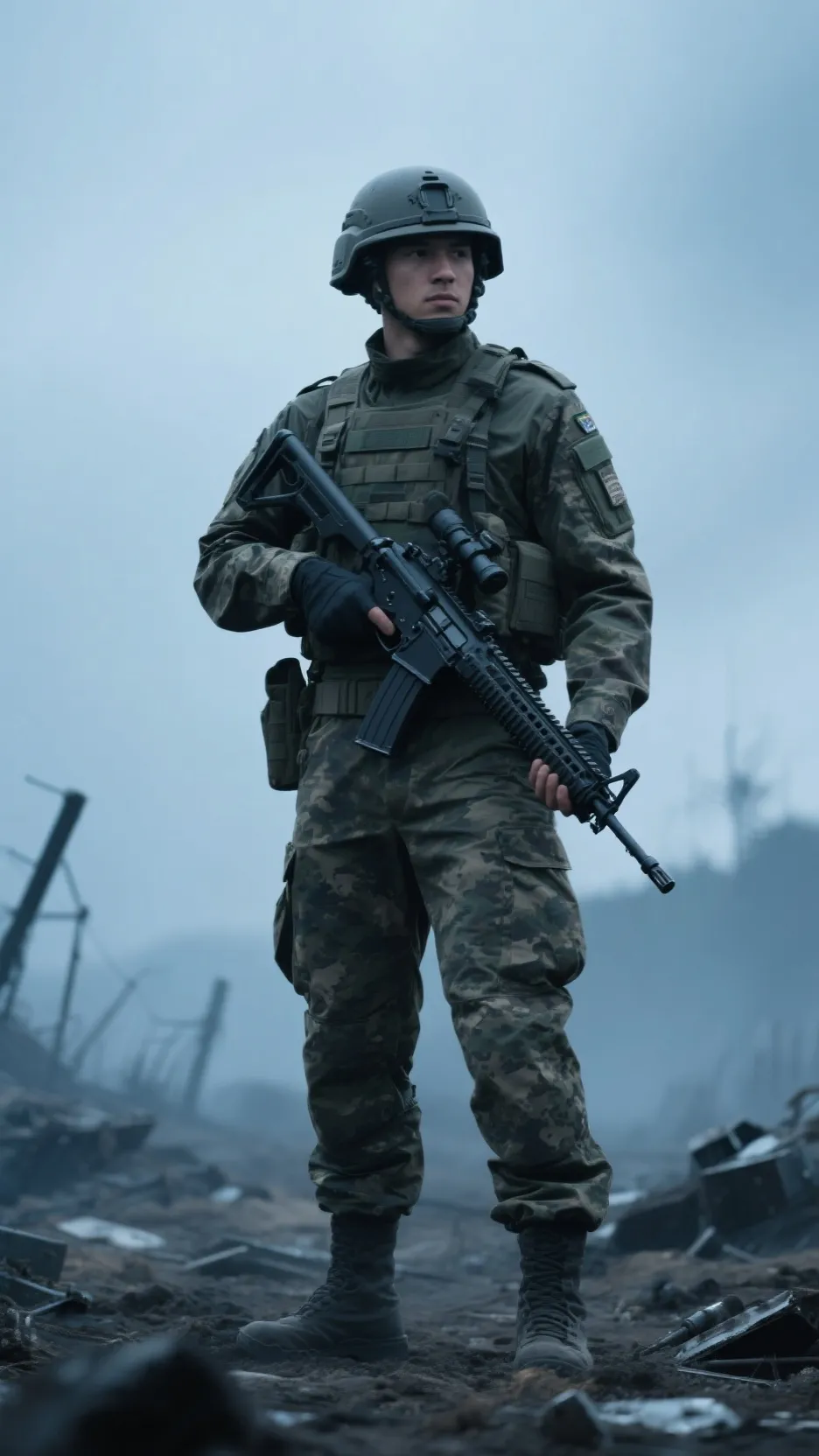 ai character: Soldier background