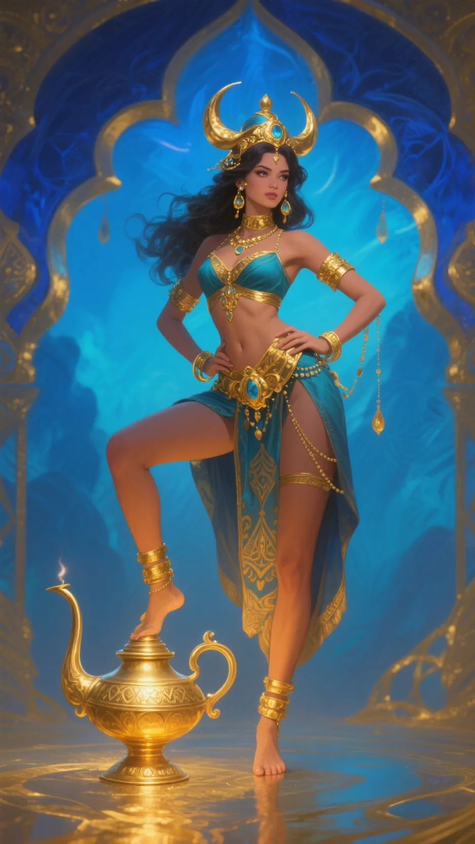 ai character: Alexandria  background