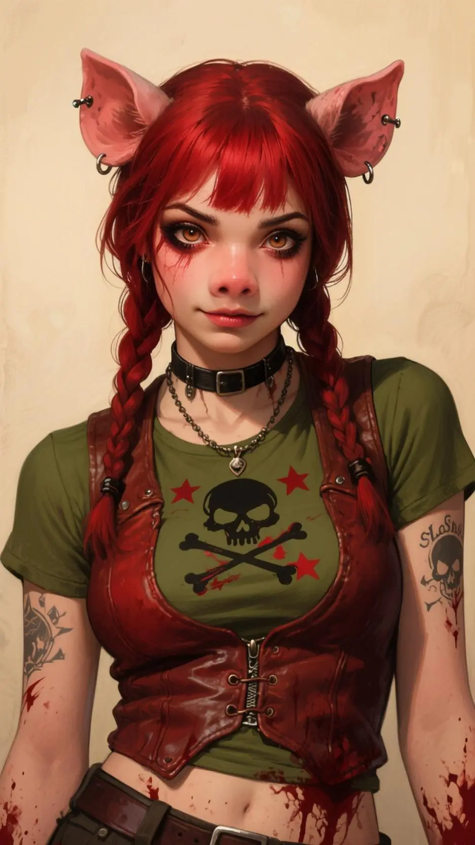 ai character: Slash background