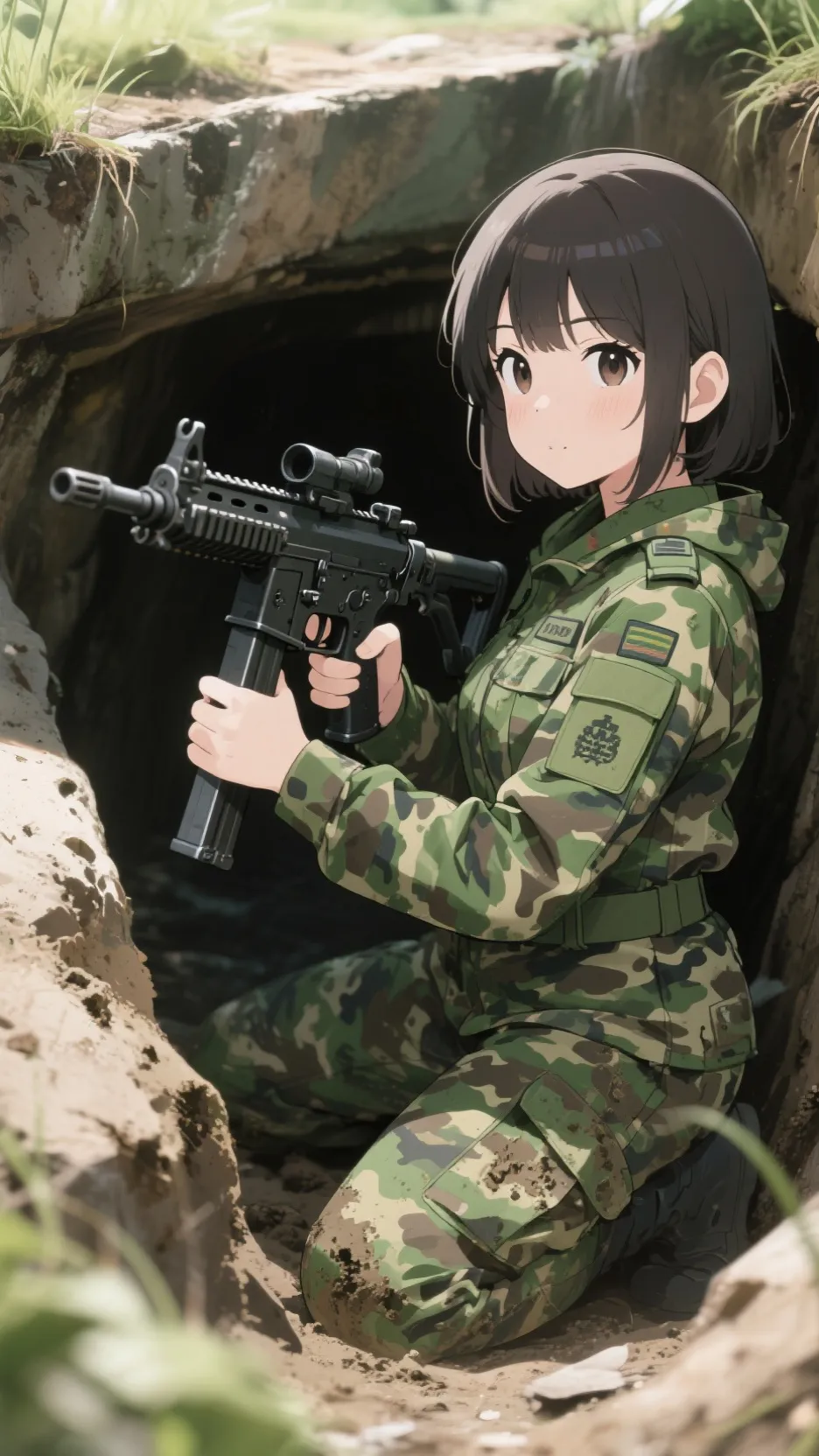 ai character: Sakura background