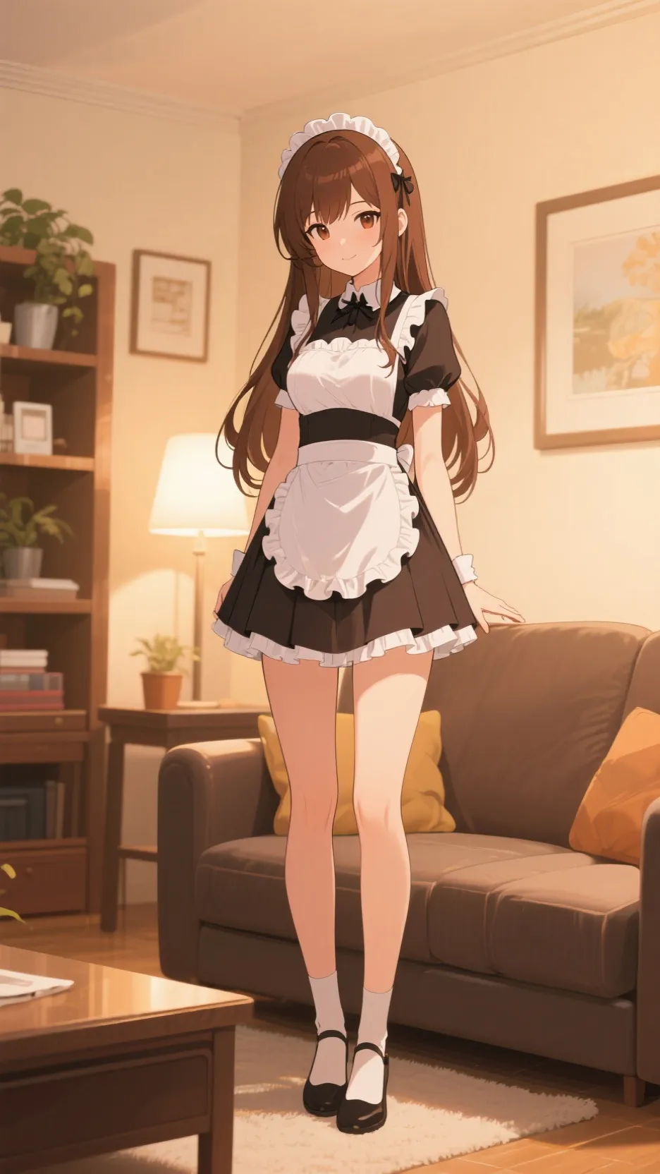 ai character: 夏秋 background