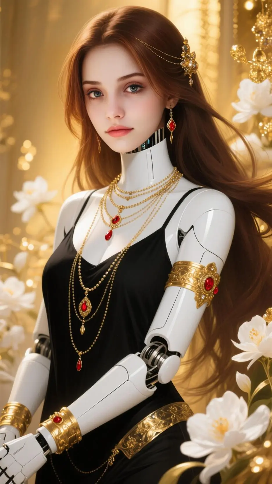 ai character: SHFINA  background