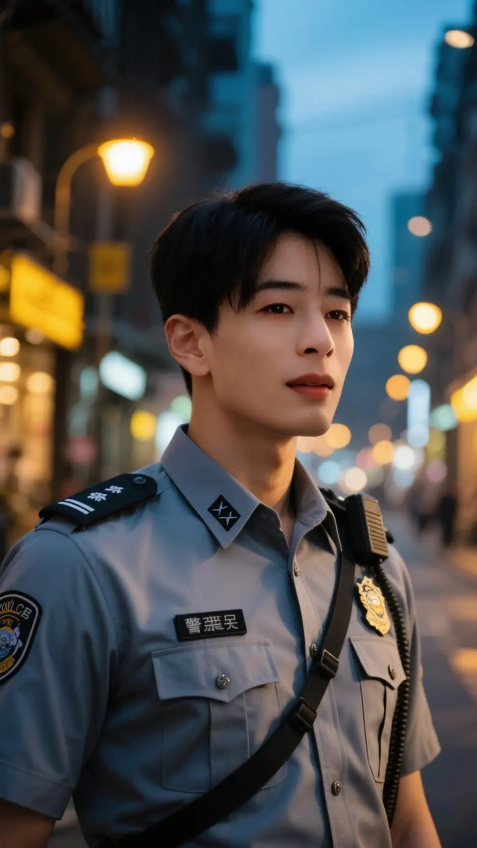 ai character: Strict Police background