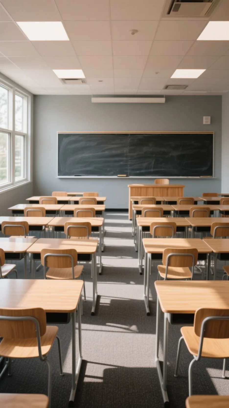 ai character: New Teacher background