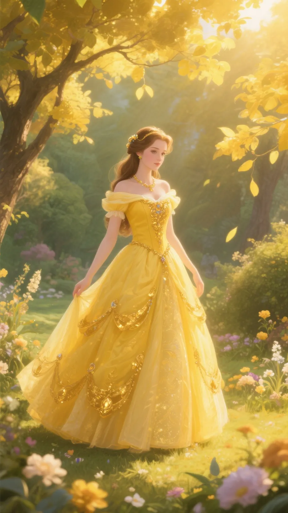 ai character: lilou  background