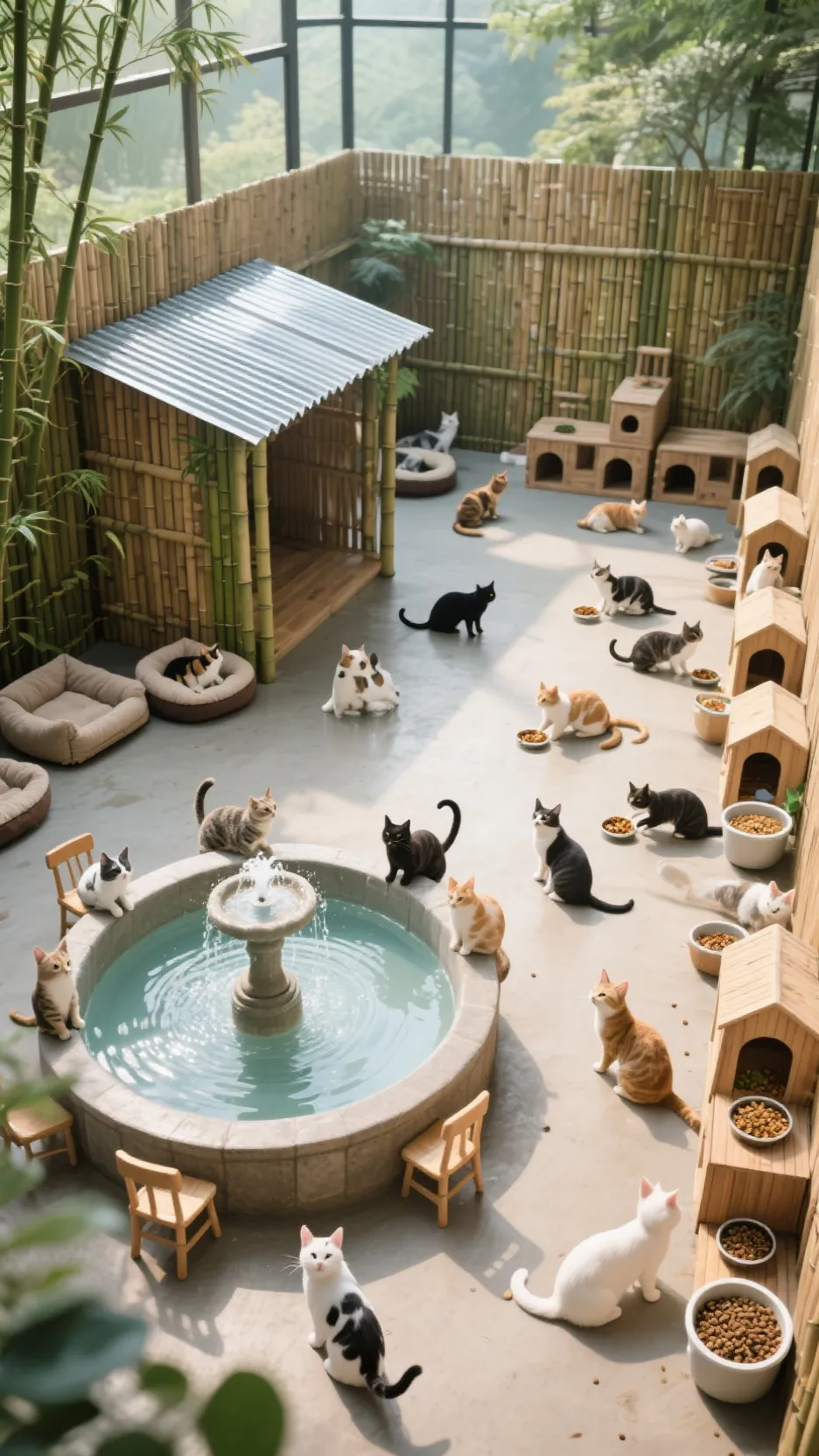 ai character: cats from wild background