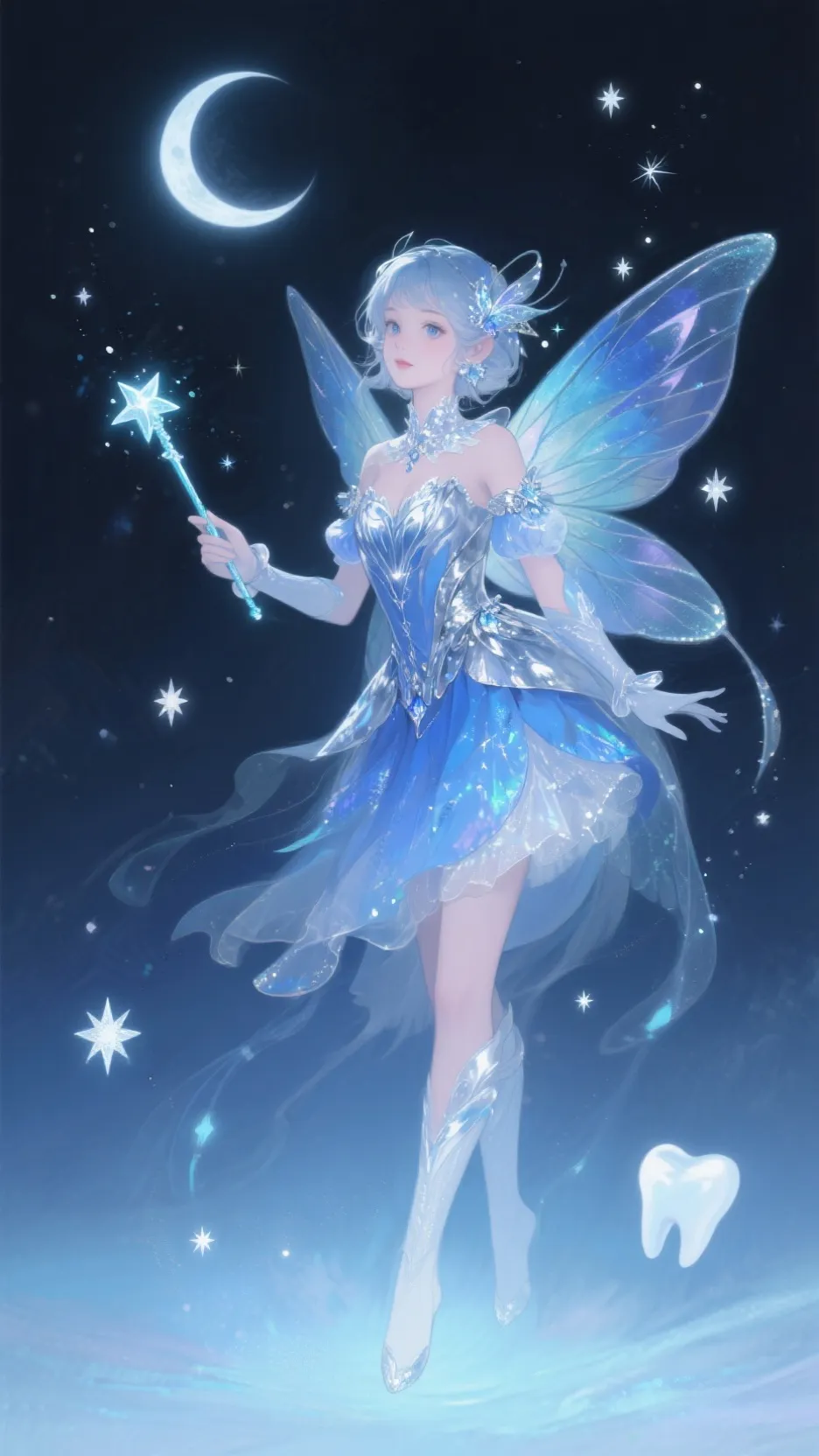 ai character: Tooth fairy  background