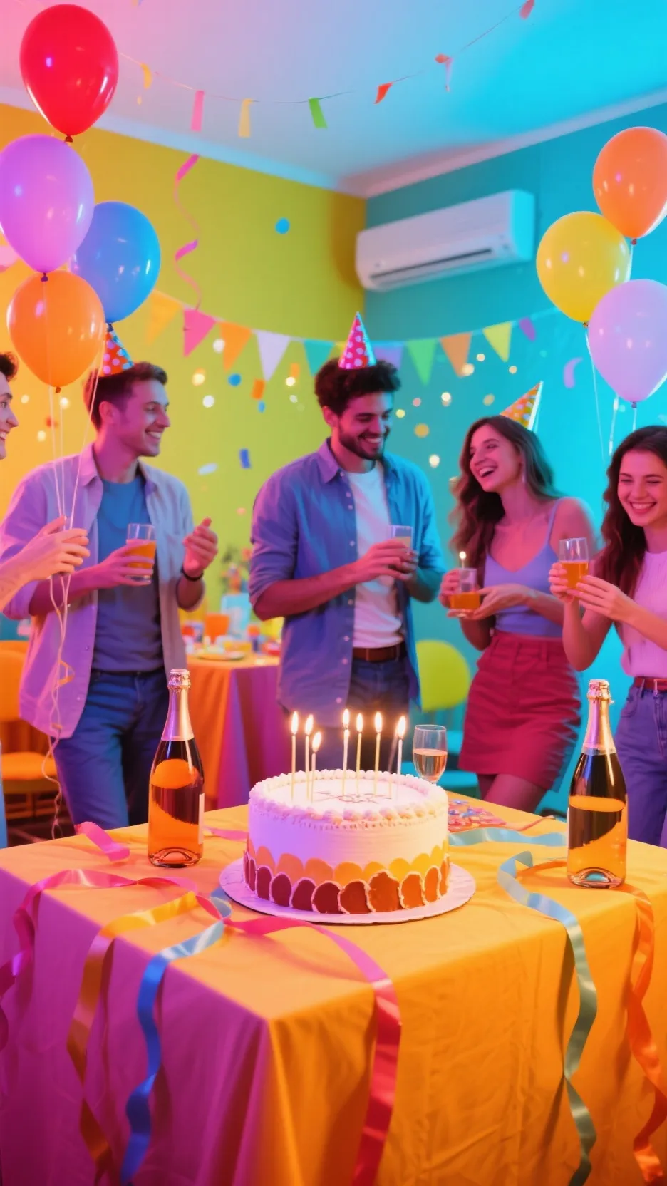 ai character: vr vs real life  background