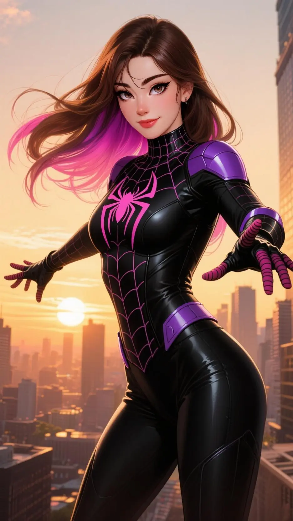 ai character: Claire Robinson  background