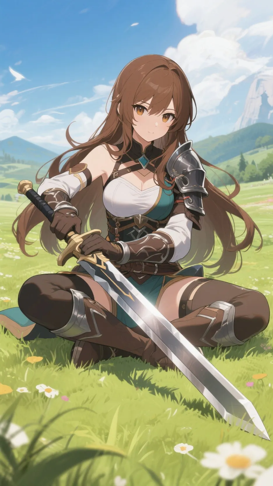 ai character: 天羽月乃 background