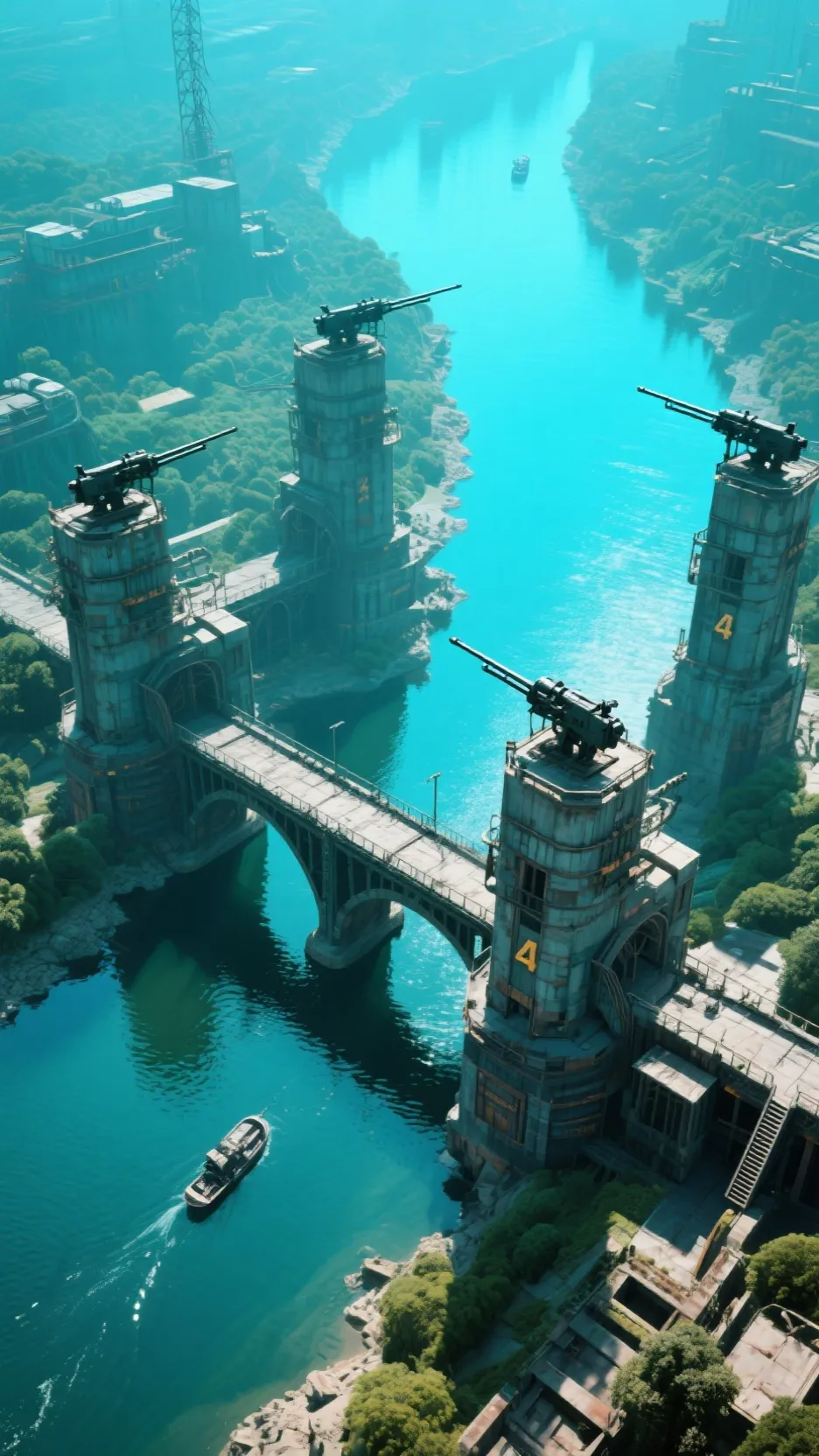 ai character: der Rhein 1945 background