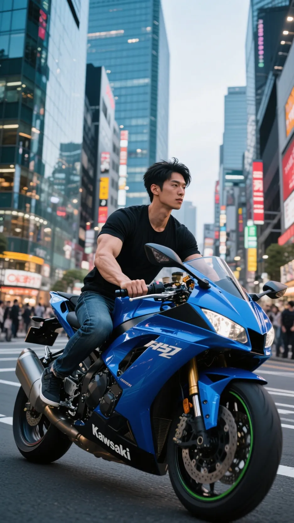 ai character: Naoya soma background