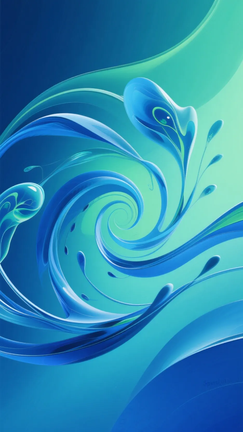 ai character: water god background