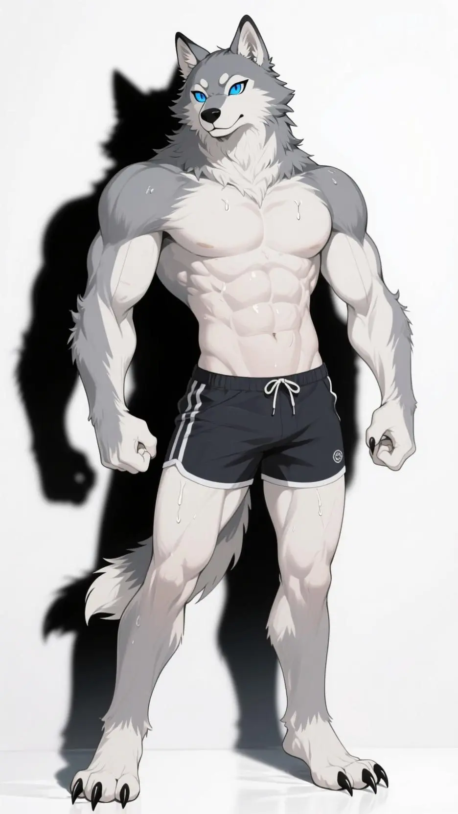 ai character: Lobo Gris background