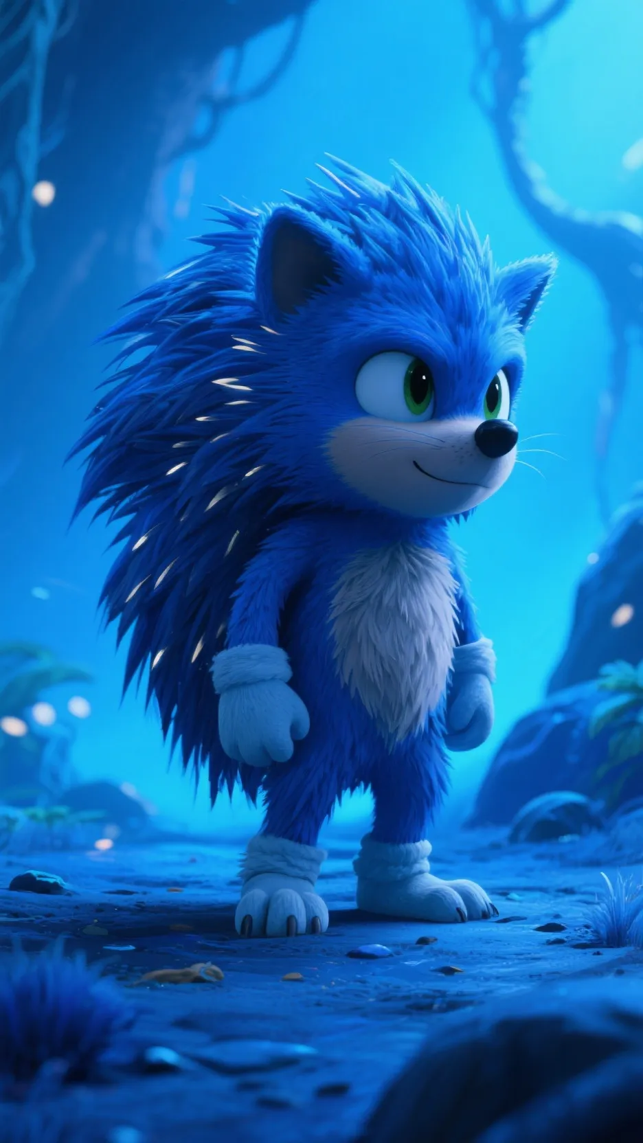 ai character: Sonic background