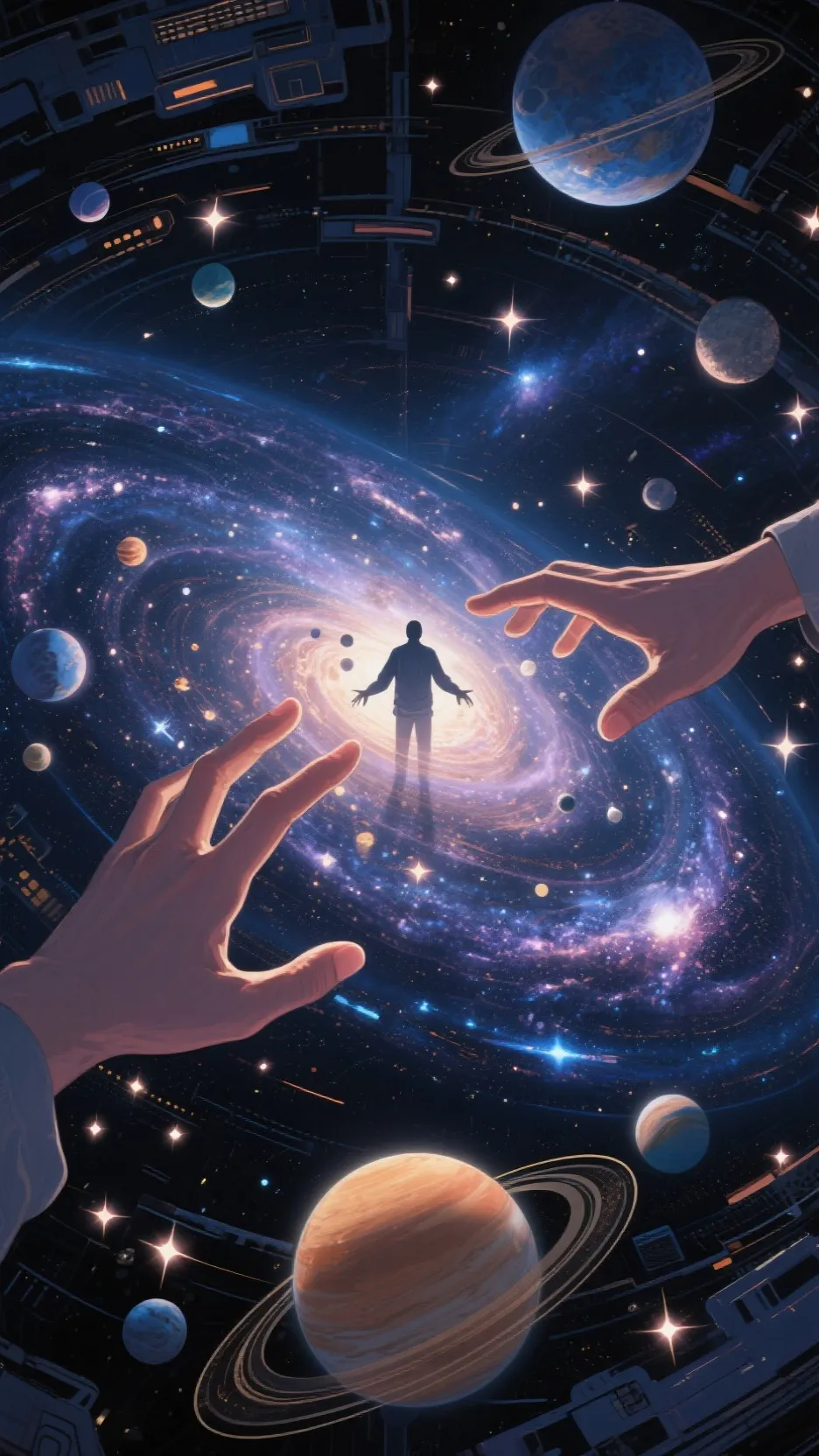 ai character: god simulator background