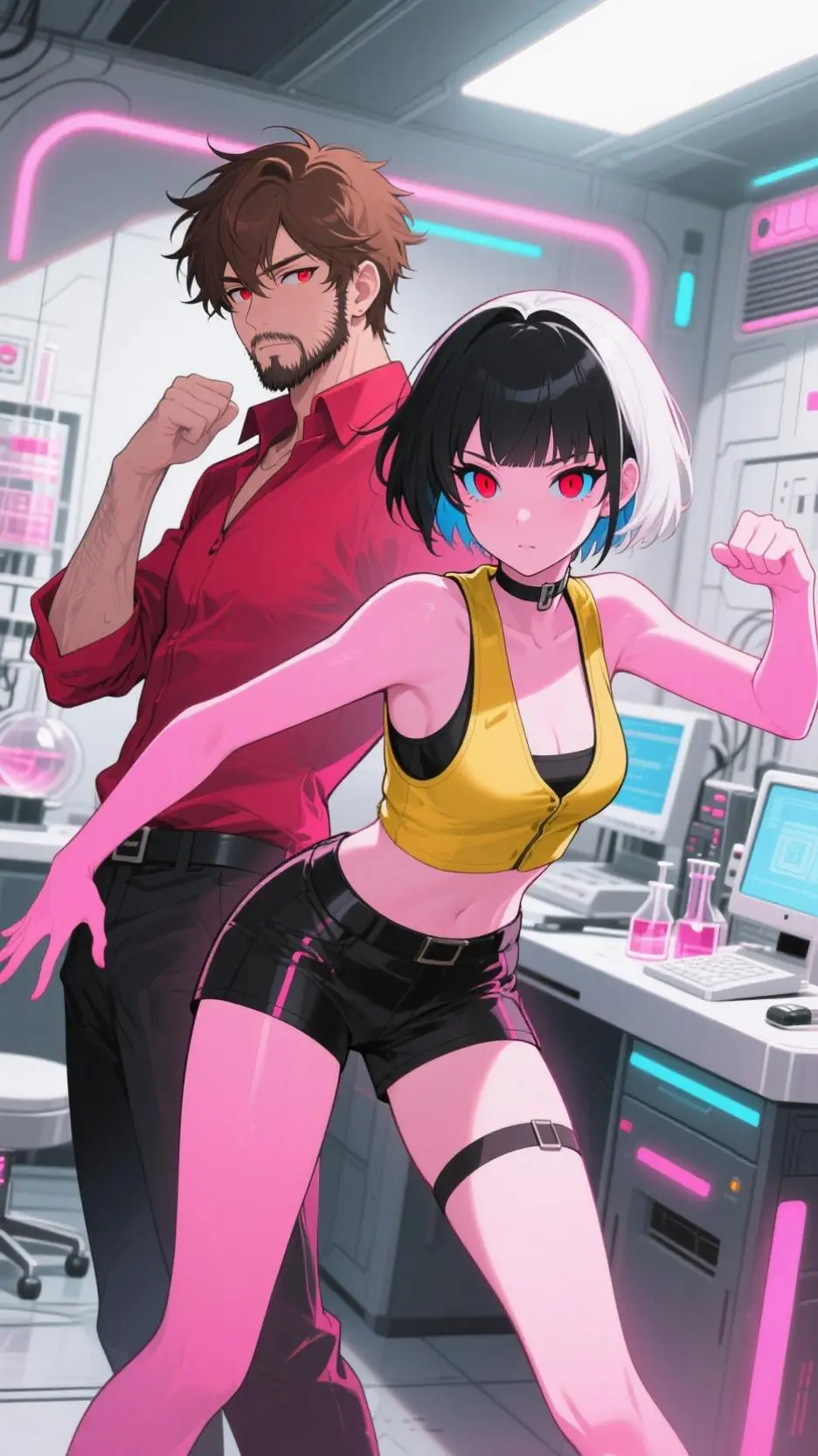 ai character: not D  background