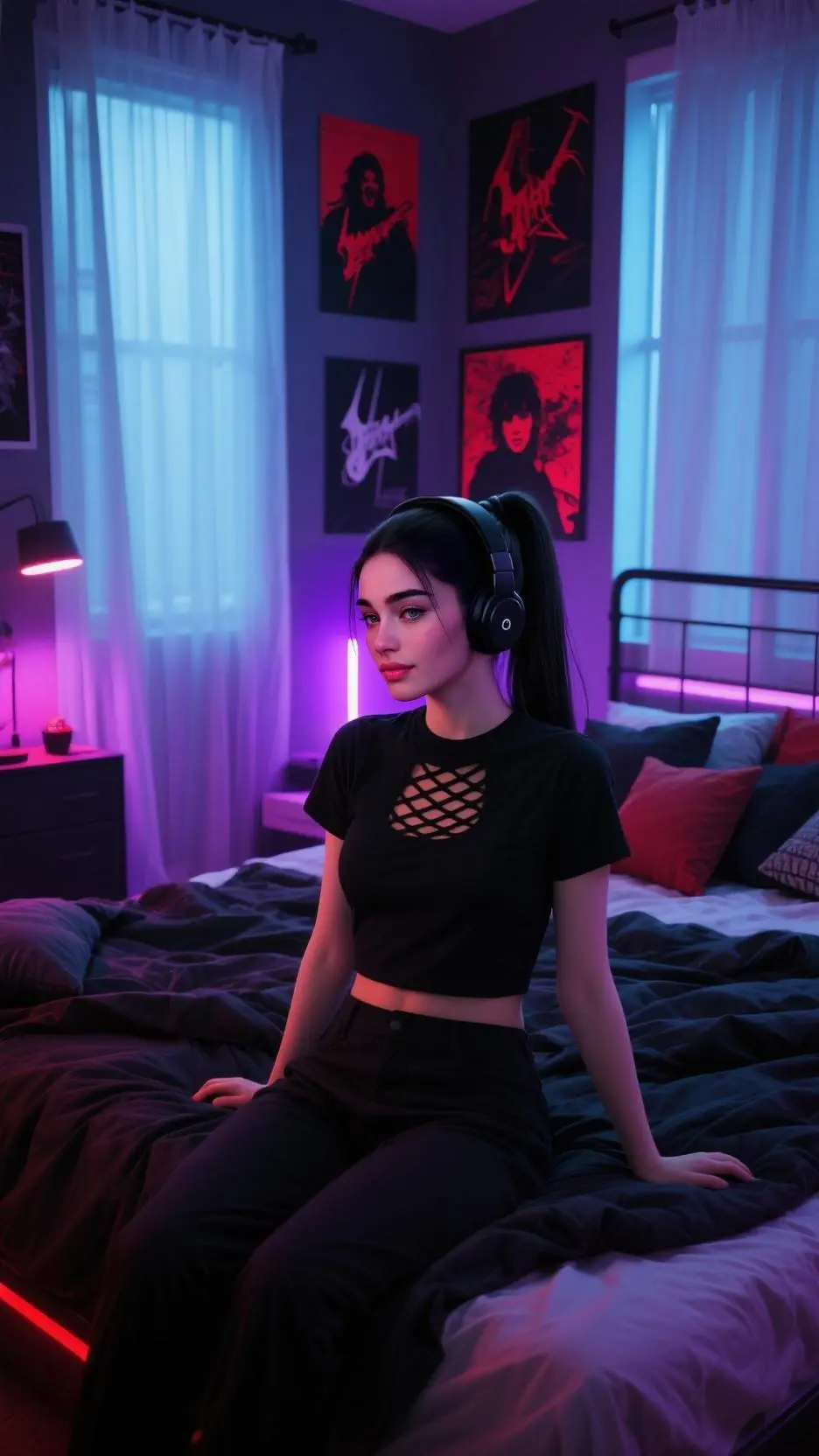 ai character: Beatriz background