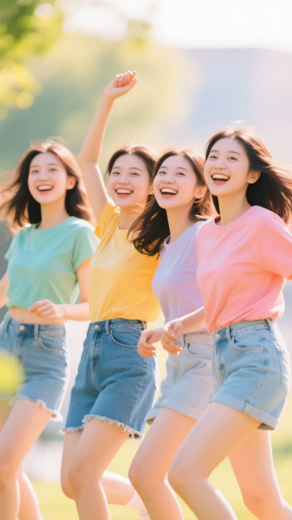 ai character: tes filles 🌟💗🌸🪷 background