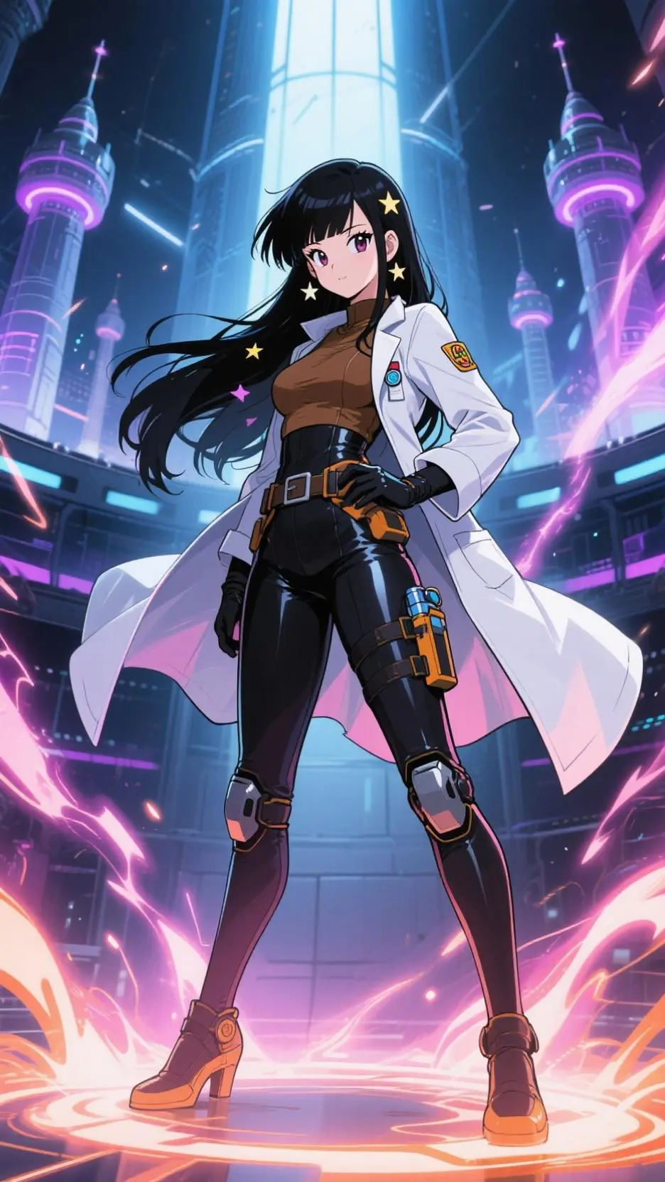 ai character: Amy  background