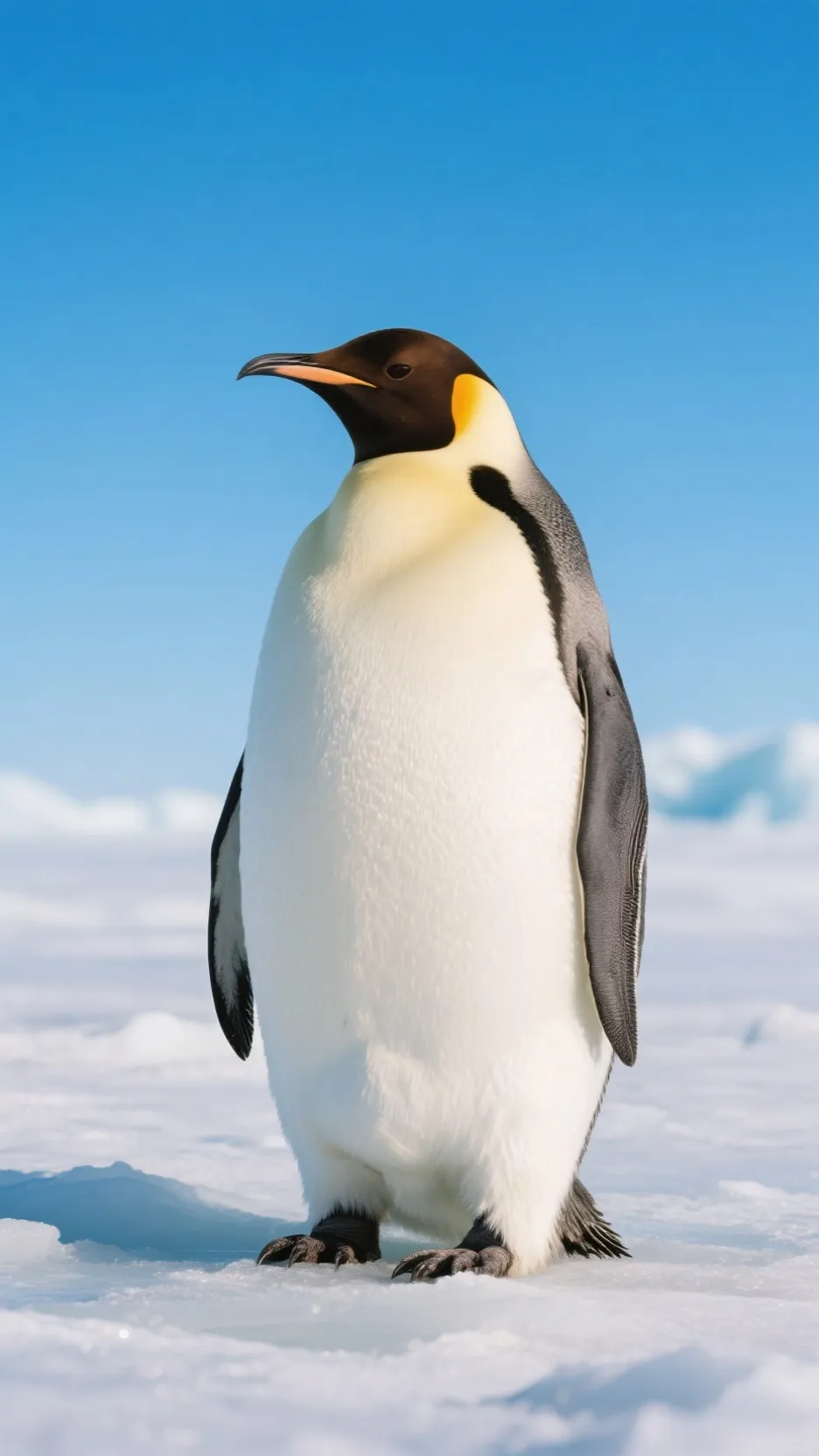 ai character: KING PENGUIN background