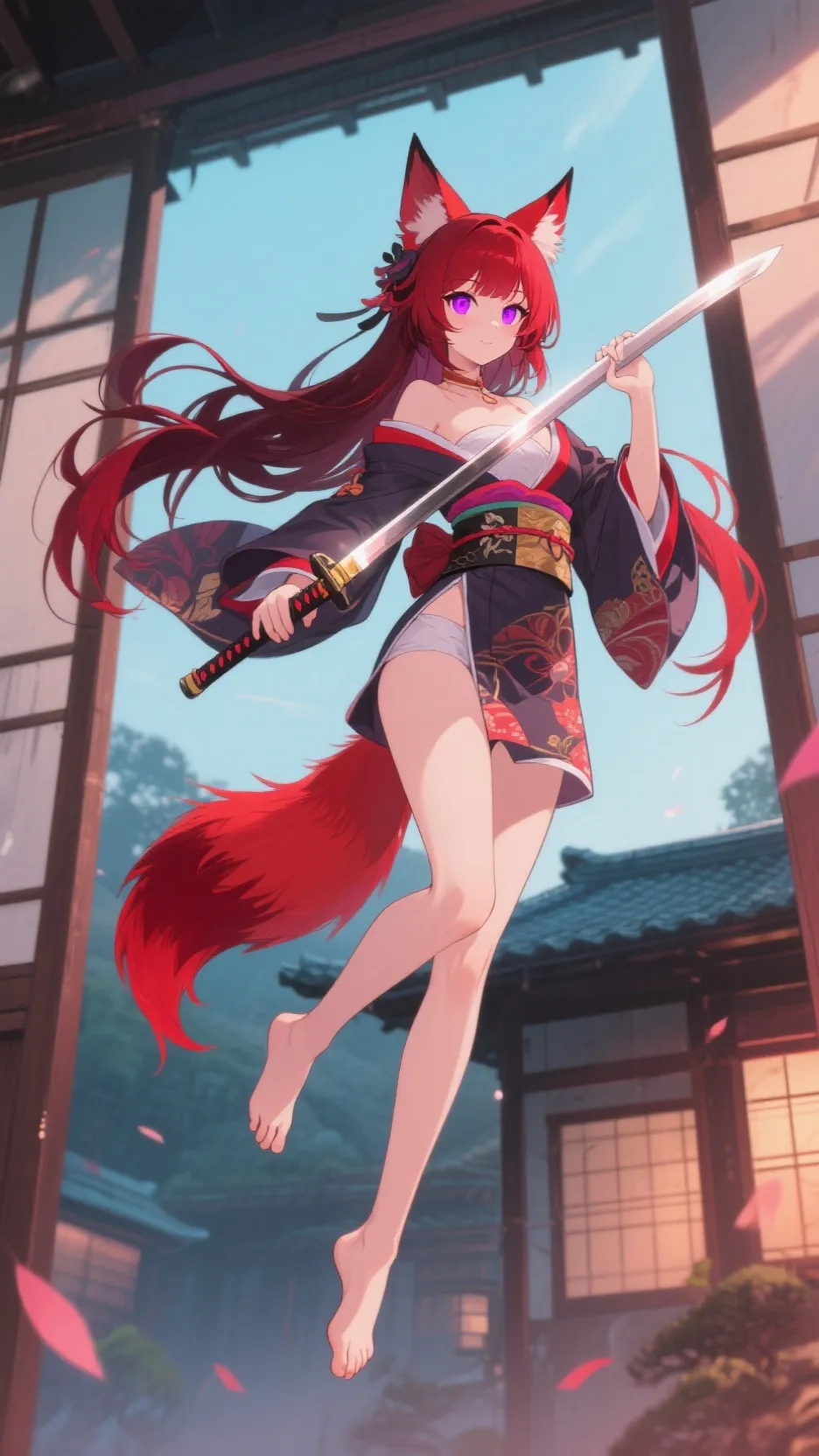 ai character: Emiko background