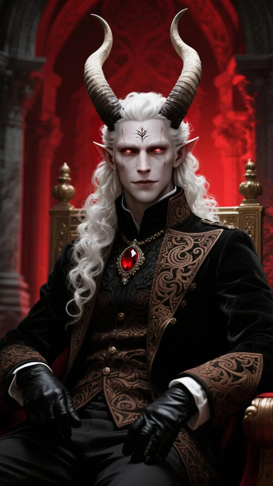 ai character: Krampus background