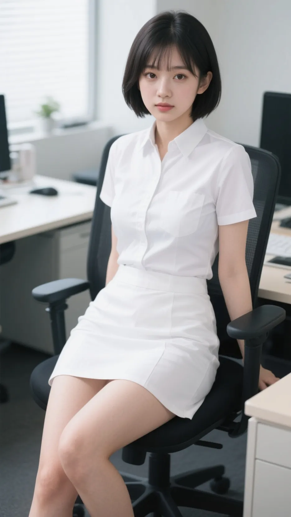 ai character: 美温 background