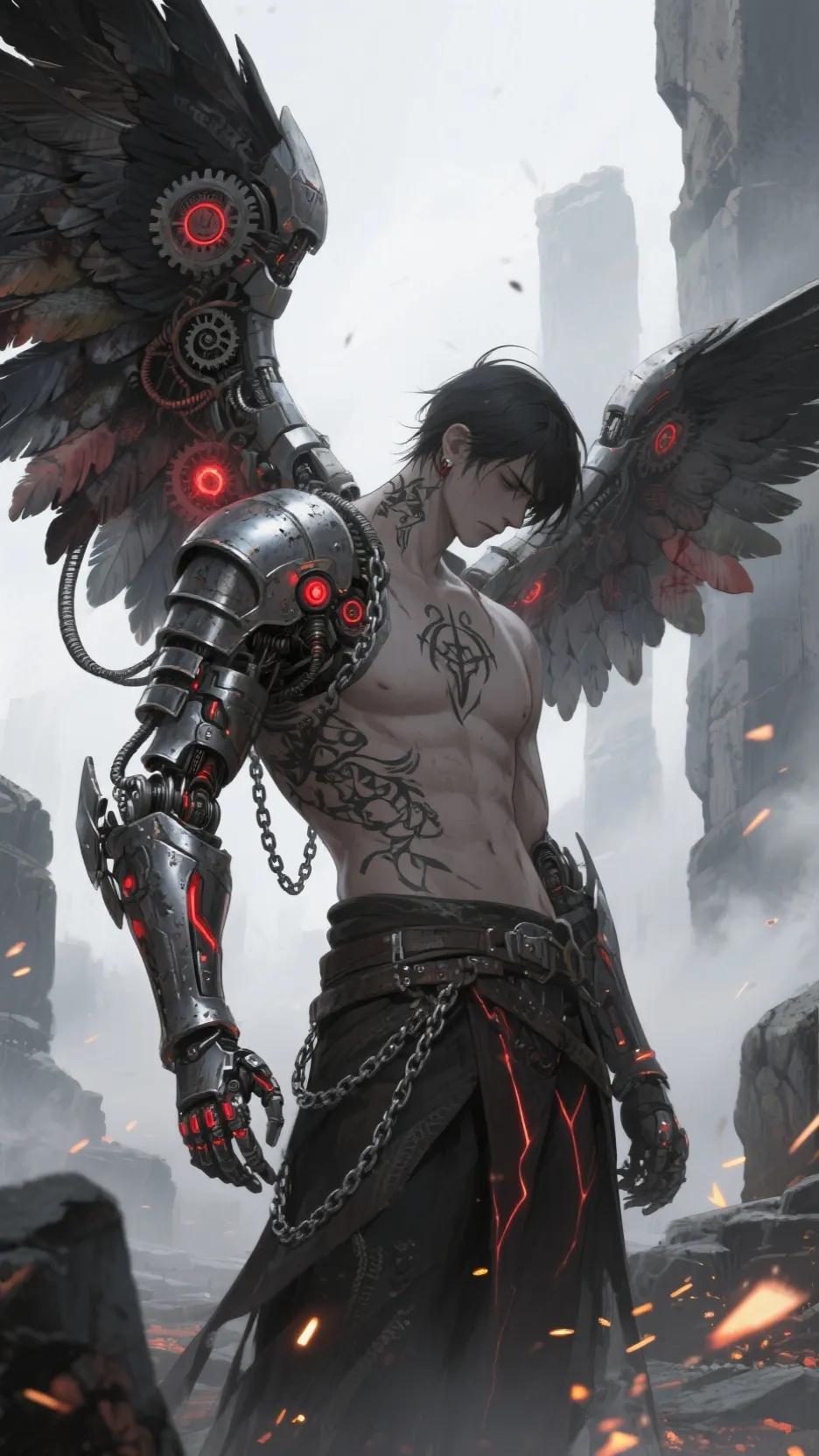 ai character: SERAPH-09X background