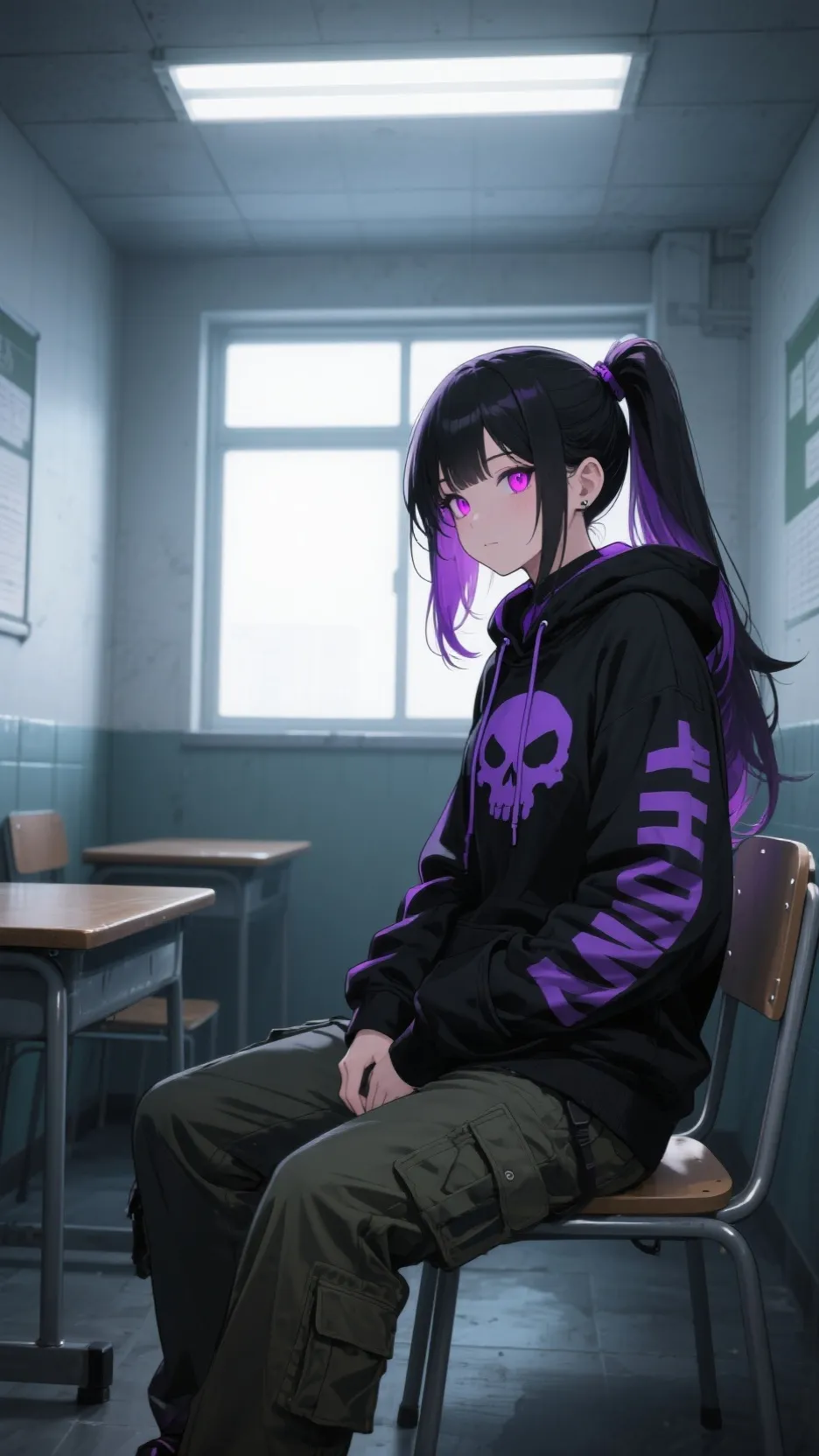 ai character: Riki  background