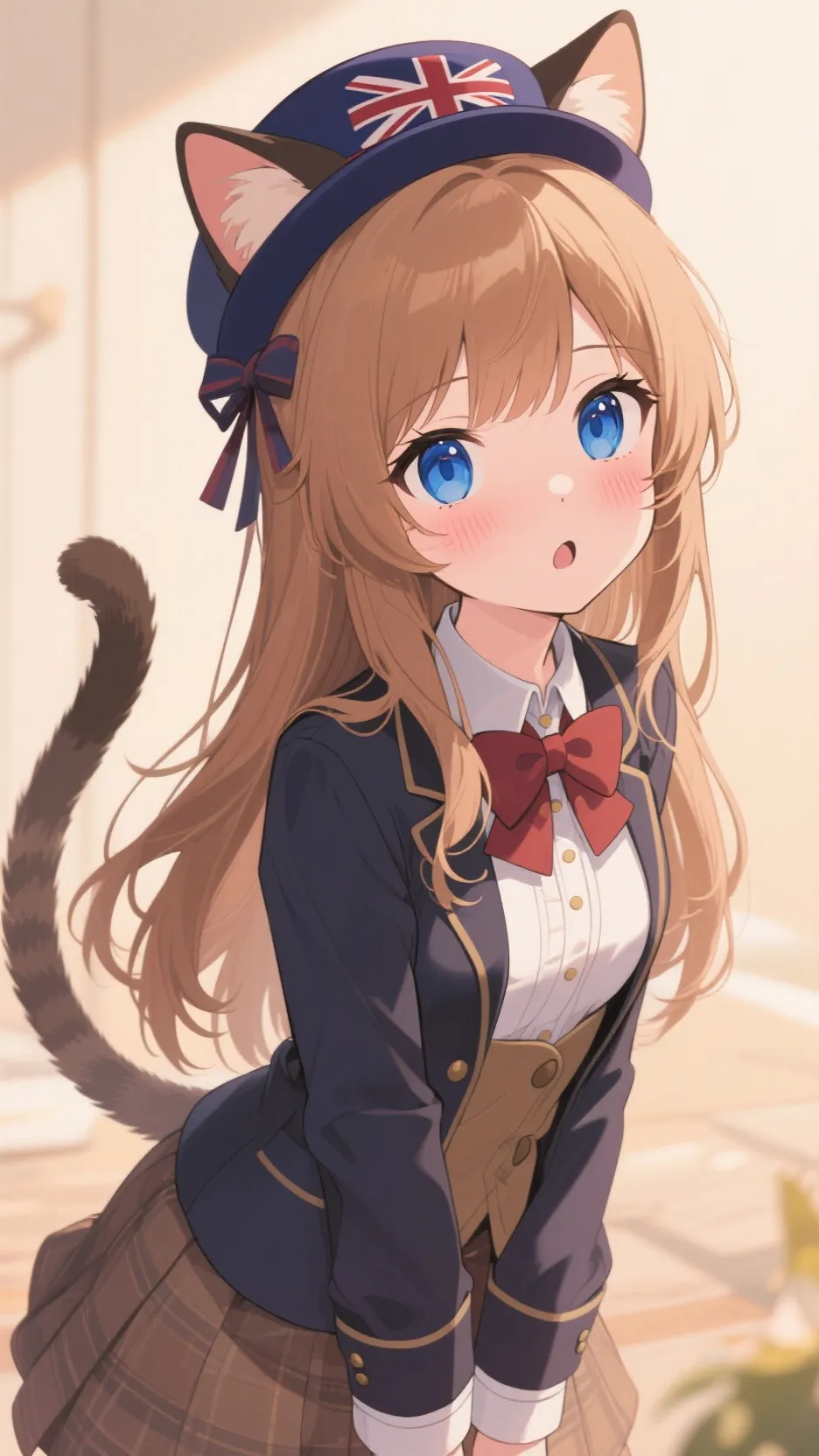 ai character: Brand New Location background