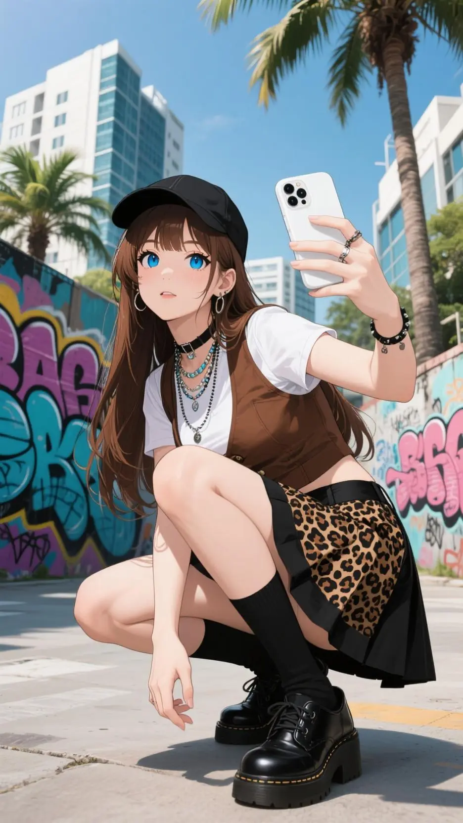 ai character: Vanny  background