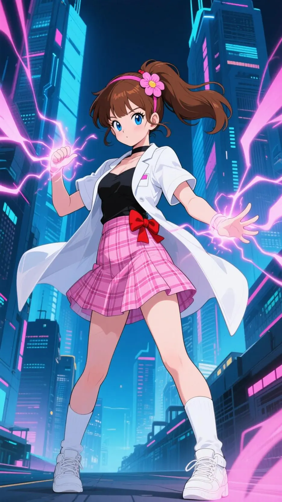 ai character: Maddie  background